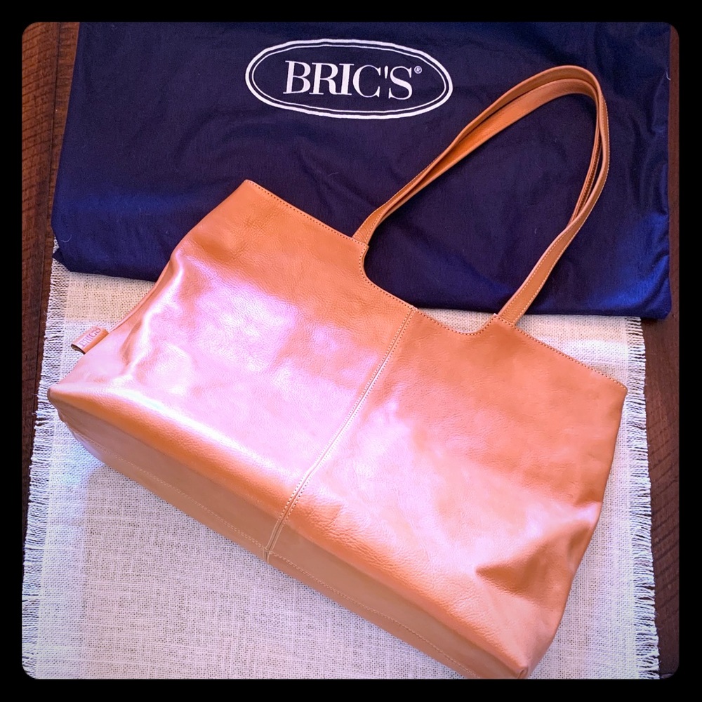 Beautiful Bric’s Tan Italian Leather Tote